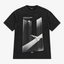 STF Unseen Form washed-black oversized T-shirt — front
