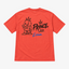 STF Prince Liam coral oversized T-shirt back view