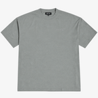 STF tonal embroidered sage-grey T-shirt front view