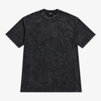 STF Urban Blaze washed black boxy oversized T-shirt — front