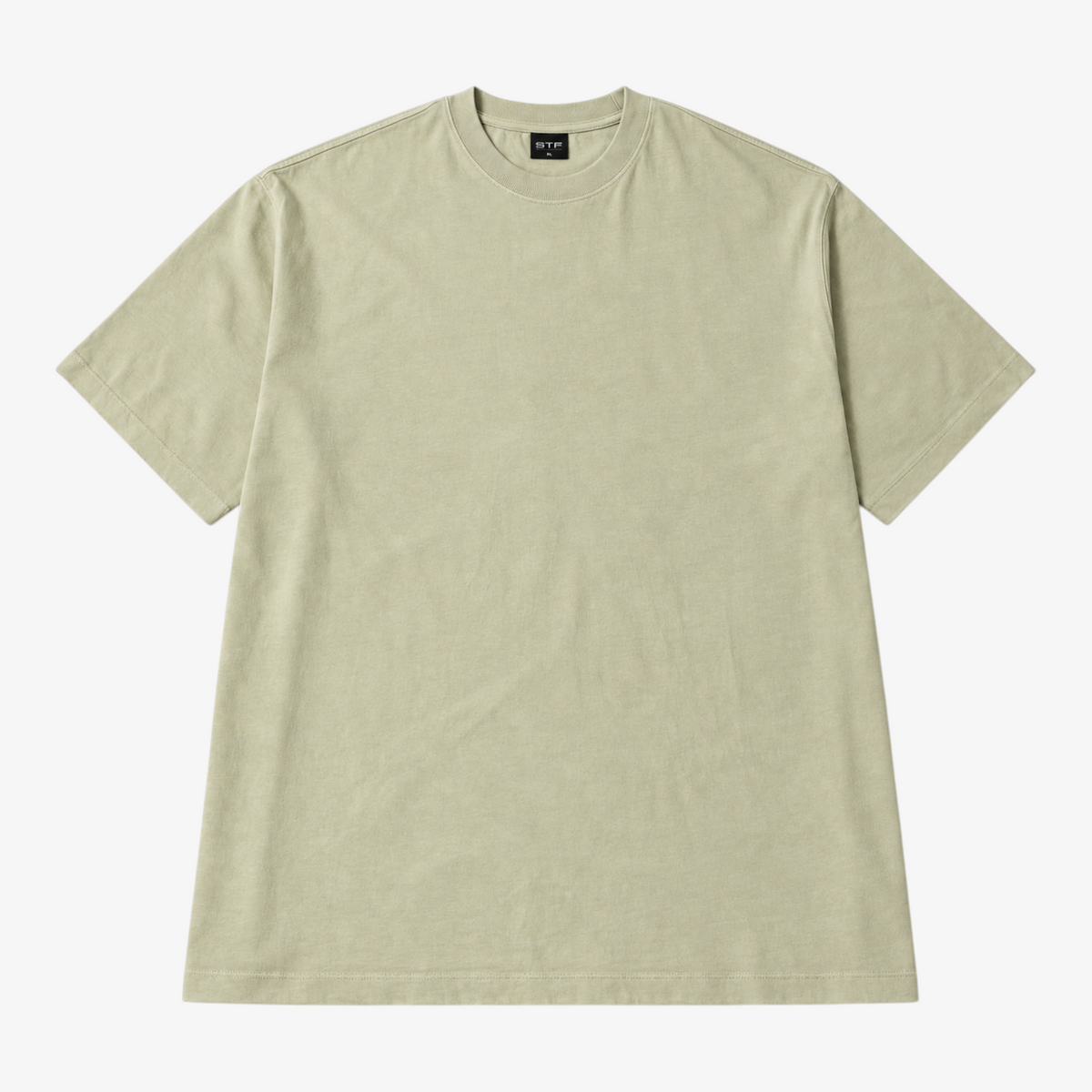 STF Urban Blaze T-shirt in gewassen crème — plat neergelegd, effen voorkant Hoofdafbeelding