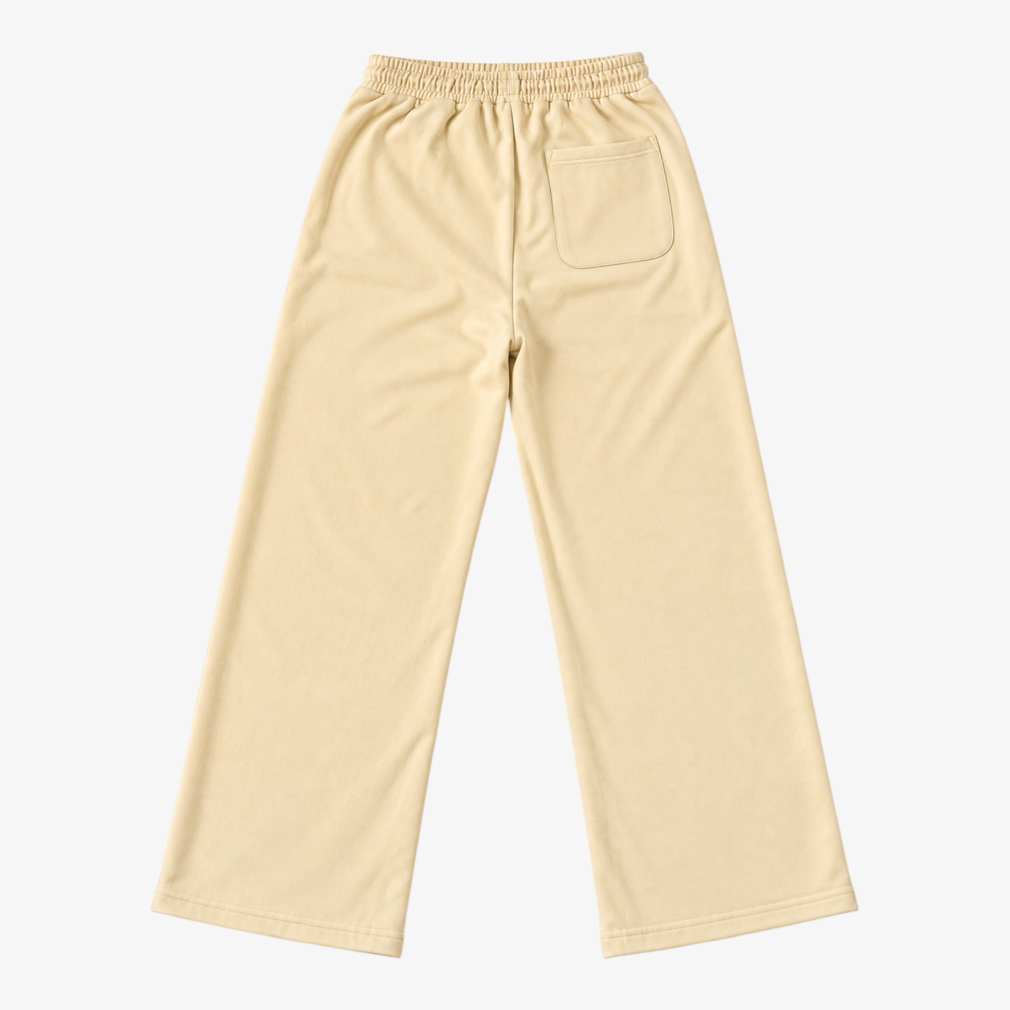 STF Oversized Wide-Leg Joggers — Cream Secondary image