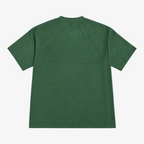STF forest green flame T-shirt back