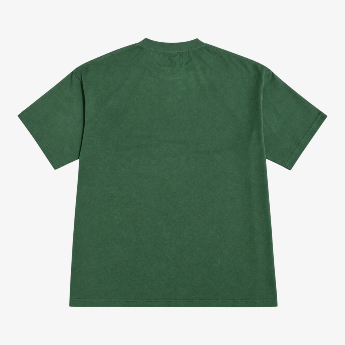 STF forest green flame T-shirt back