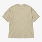 STF Heart of the System Graphic T-Shirt in Washed Cream — Plain back flat lay