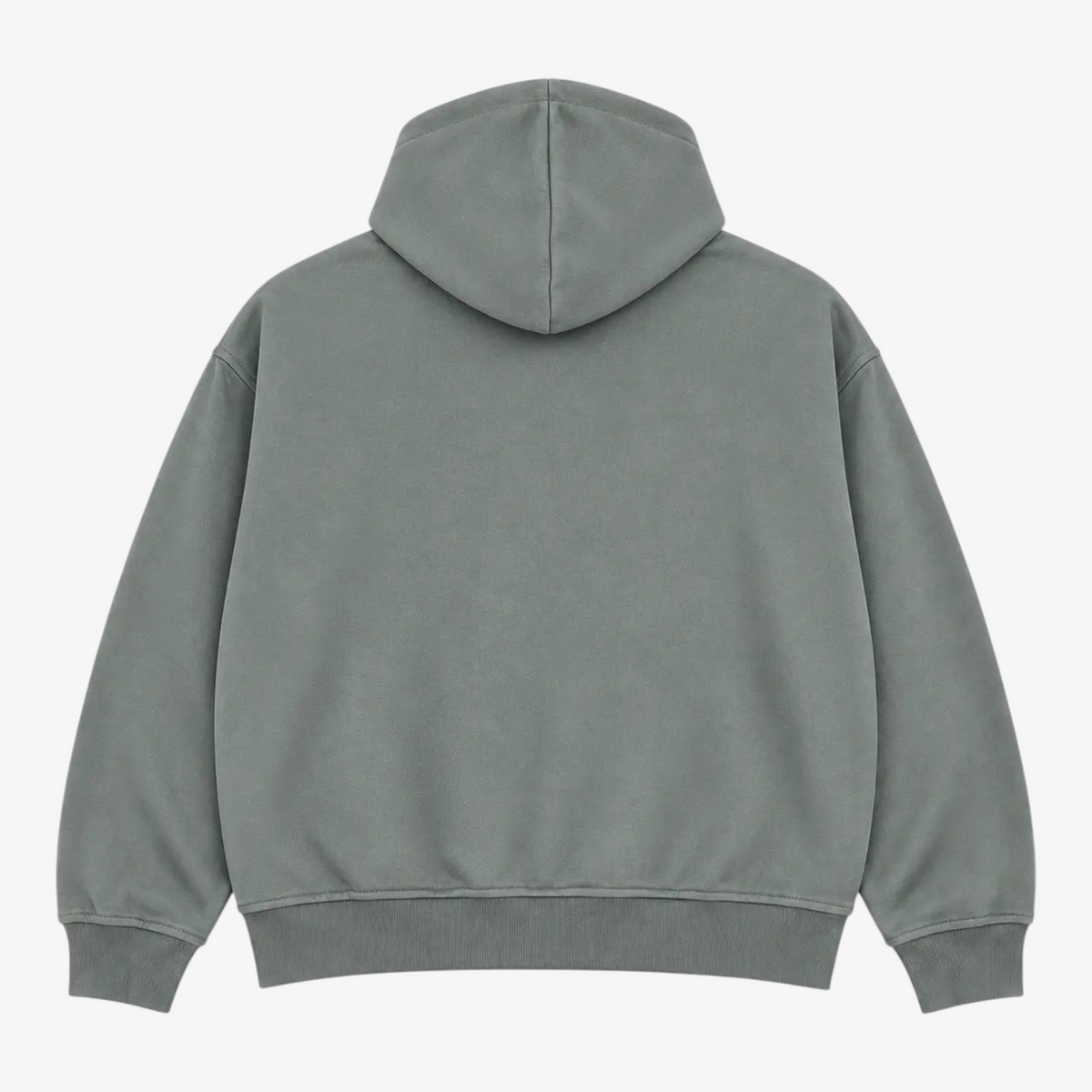 STF Mineral Grey Oversized Hoodie – back product view