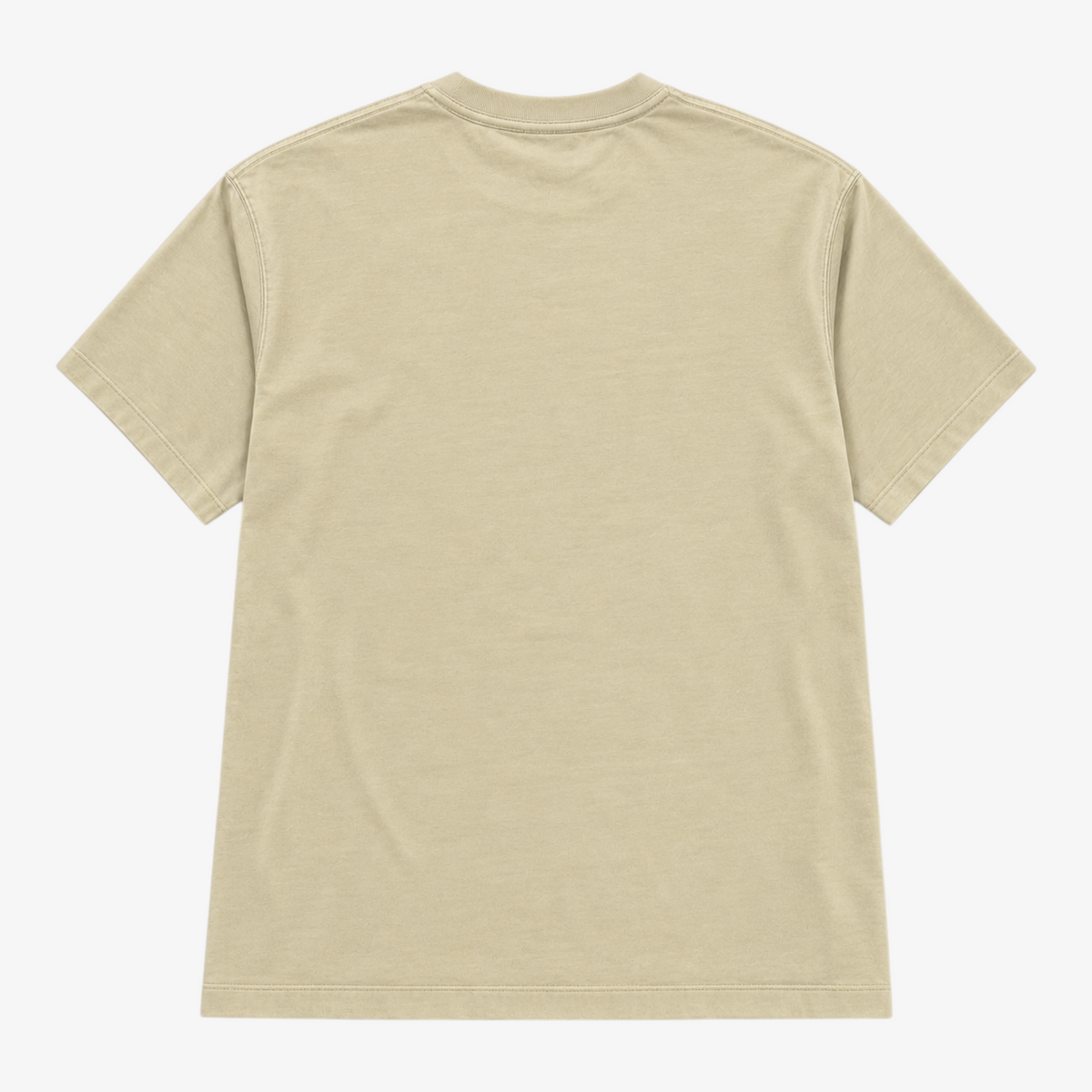 STF Motion in Stillness cream boxy oversized T-shirt — back