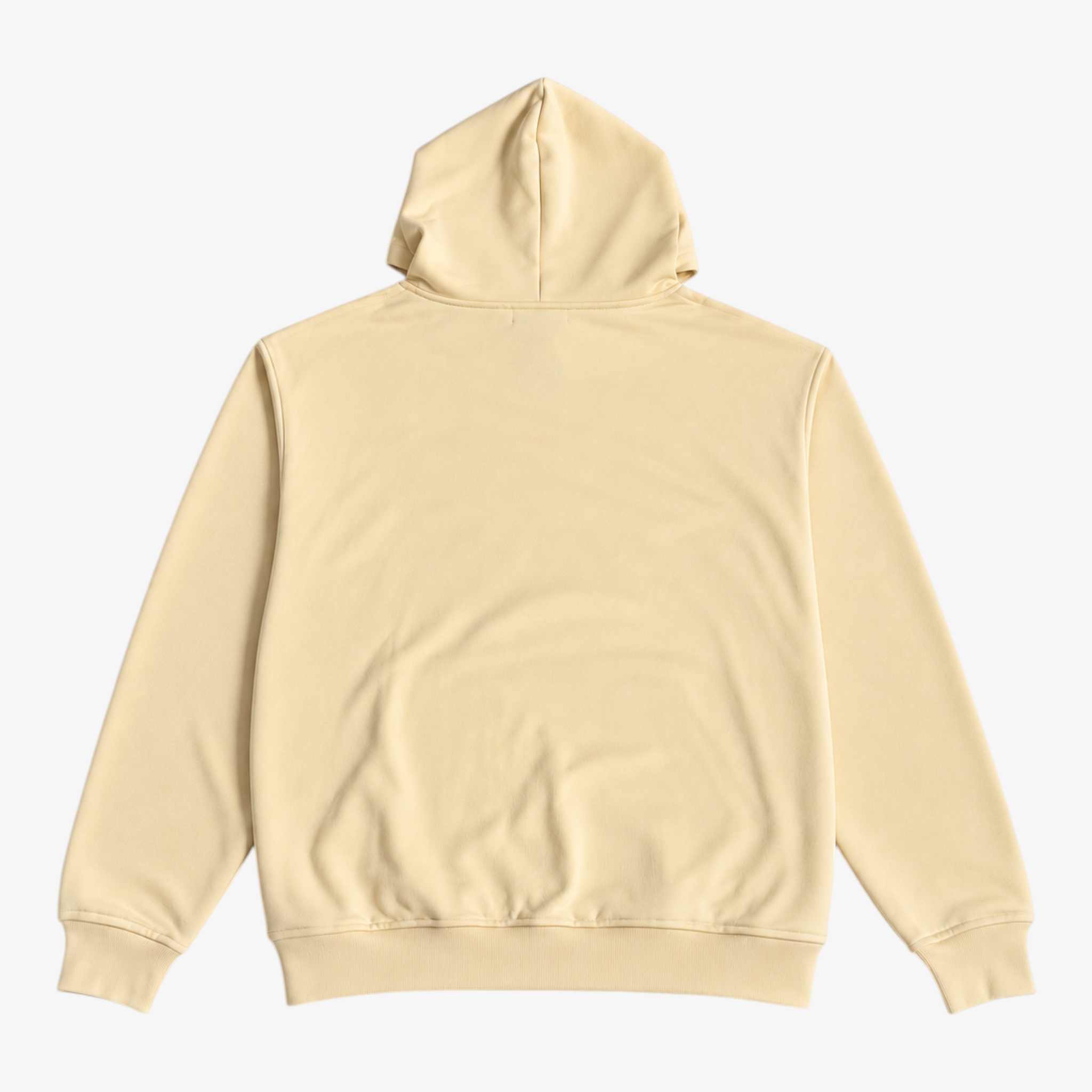 STF Tonal oversized boxy hoodie — Crème Secundaire afbeelding