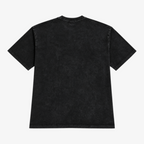 STF Silence Builds washed-black oversized T-shirt — back