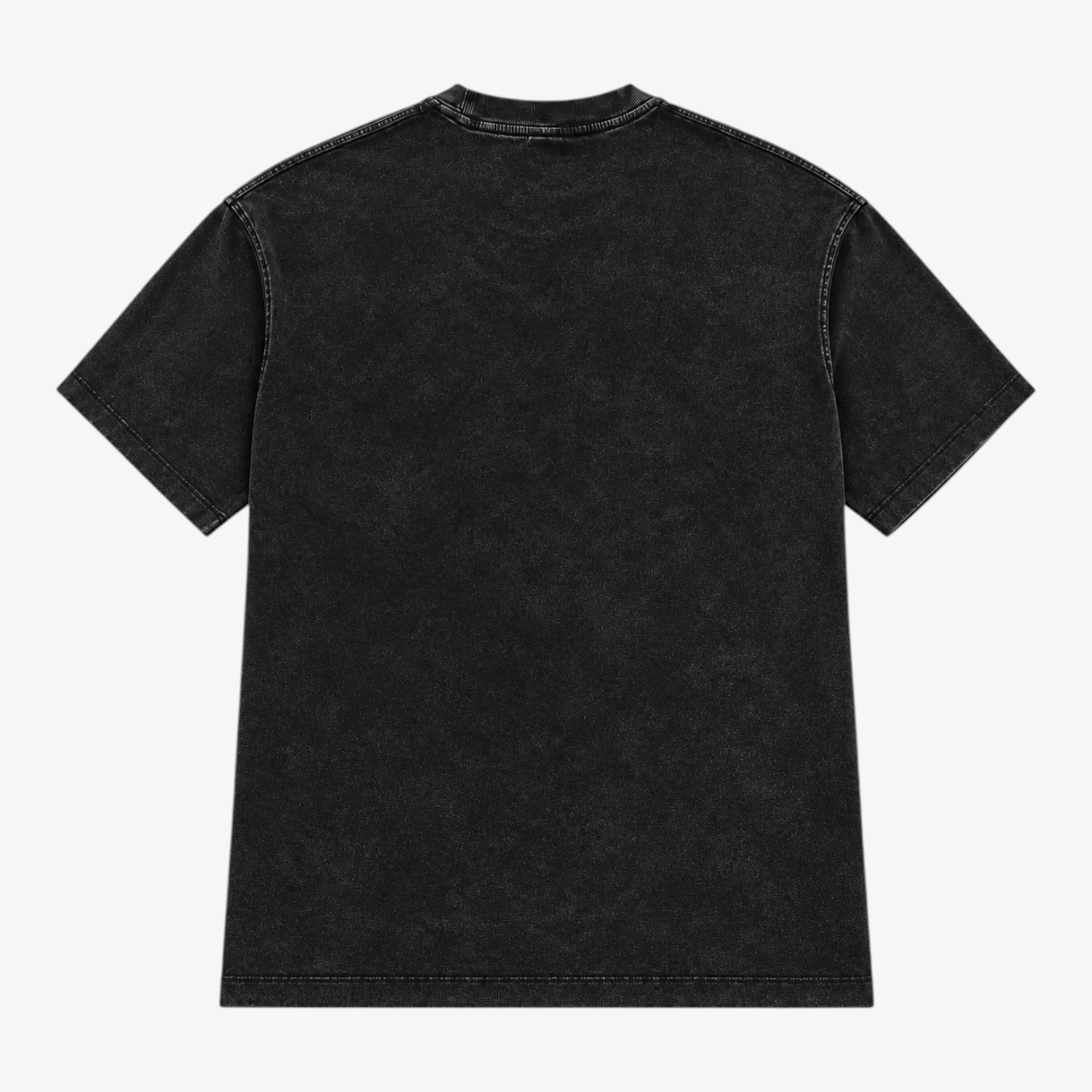 STF Unseen Form T-shirt met print — Gewassen zwart Secundaire afbeelding