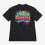 STF Urban Blaze washed black boxy oversized T-shirt — back