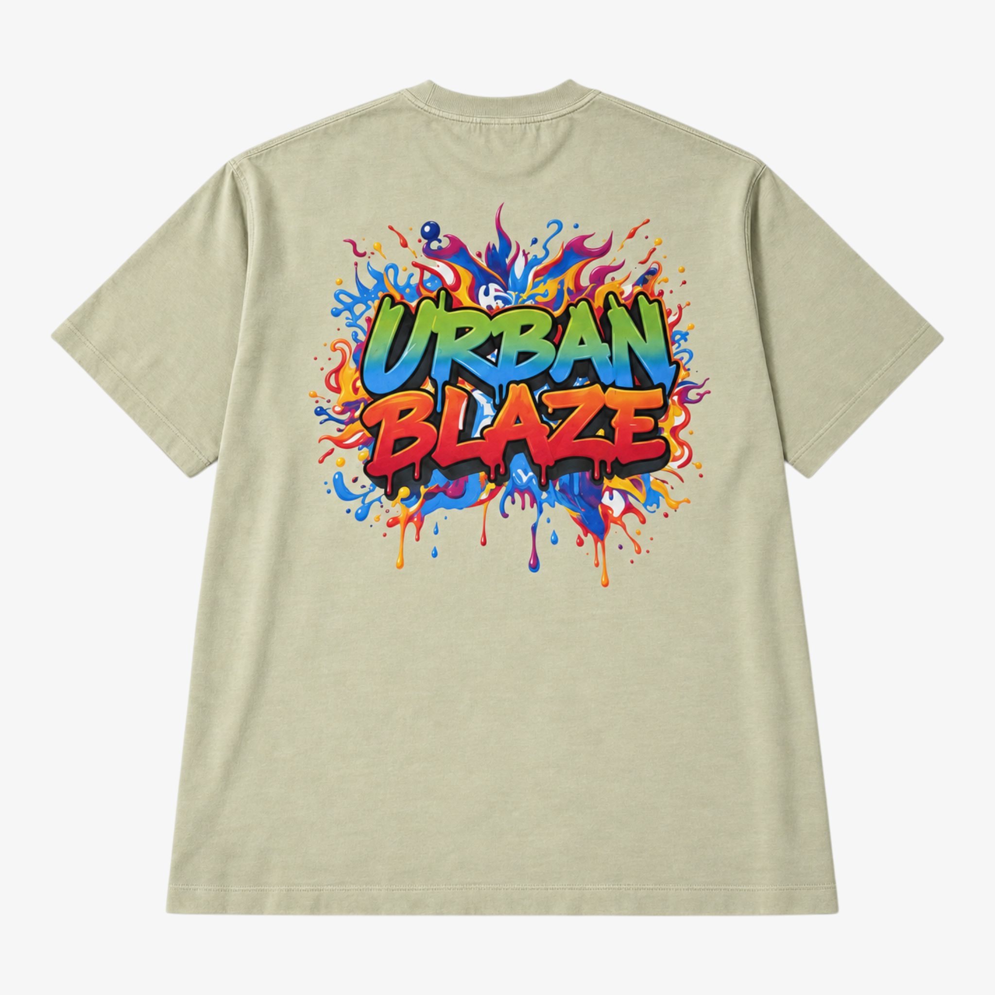 STF Urban Blaze T-shirt — Gewassen crème Secundaire afbeelding