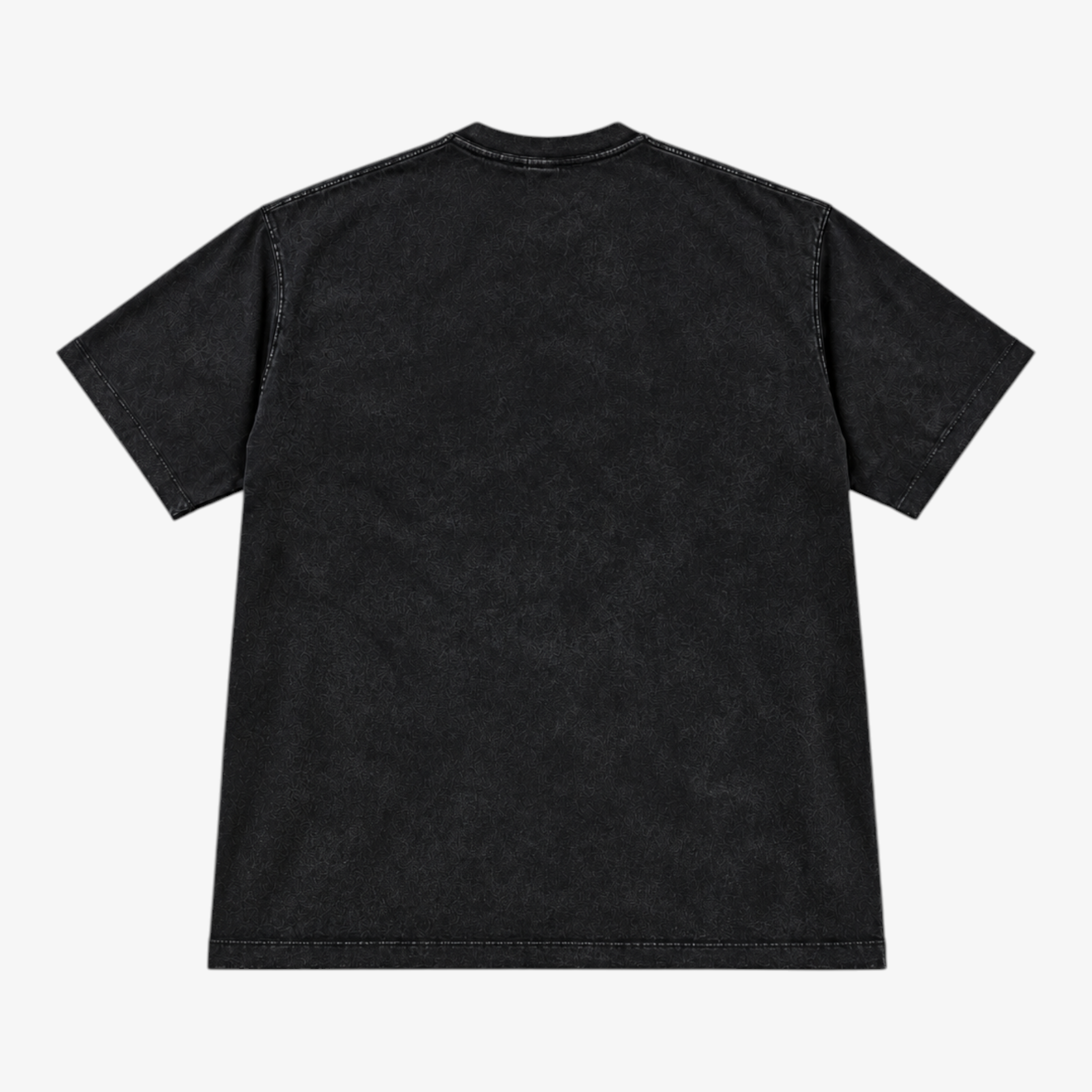 STF Weight of Time T-shirt met print — Gewassen zwart Secundaire afbeelding