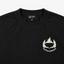 STF Club T-Shirt Black collar label and embroidery detail