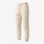 Seejthreadsflames (STF) Essential Jogger in beige heavyweight fabric with elasticated cuffs and tonal embroidery