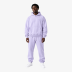 STF lavender oversized training set – male model front view