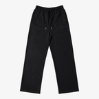 STF Washed Black Straight-Leg Joggers — front